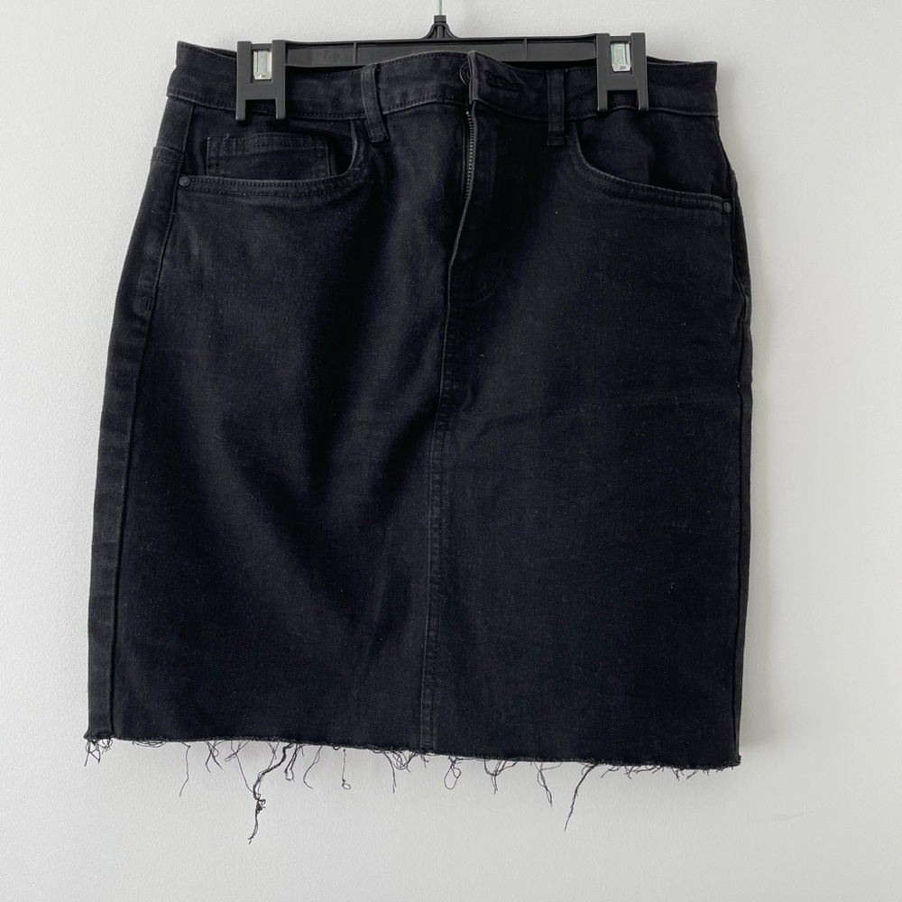 Noisy May Black Jean Skirt - size M